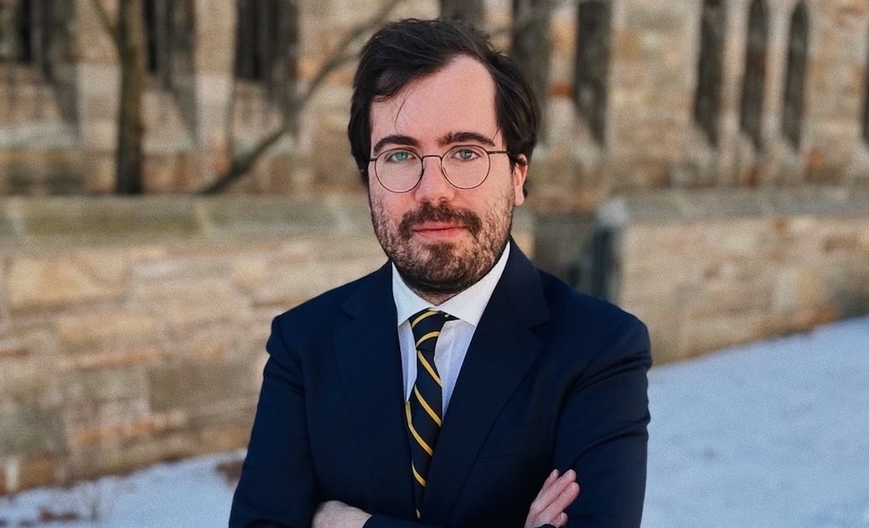 A photo of Yale professor Nathan de Arriba-Sellier