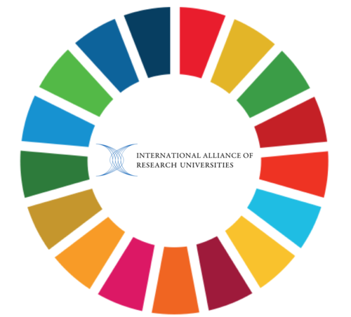 Sustainable Development Goal and International Alliance of Research Universities logos