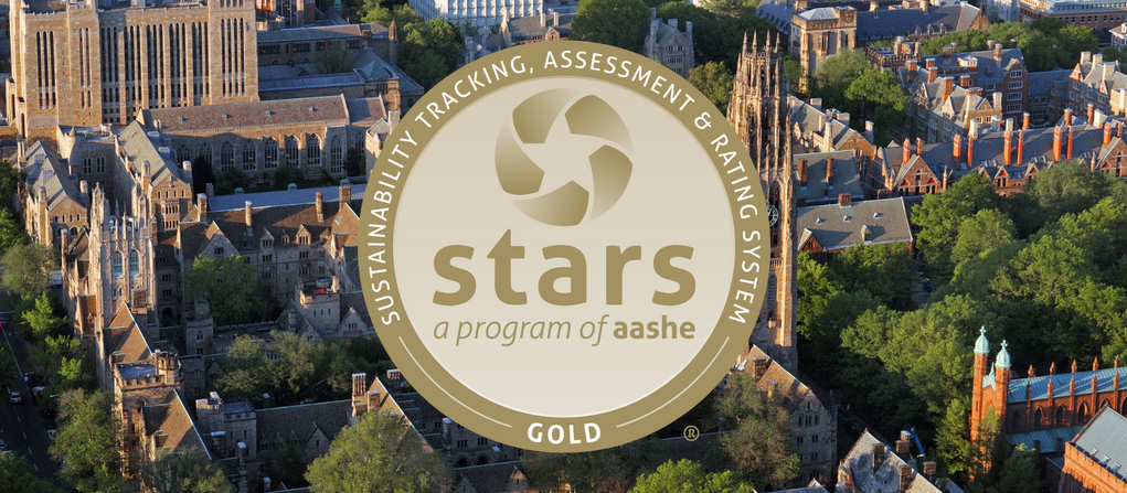 Yale Achieves Gold Sustainability Rating