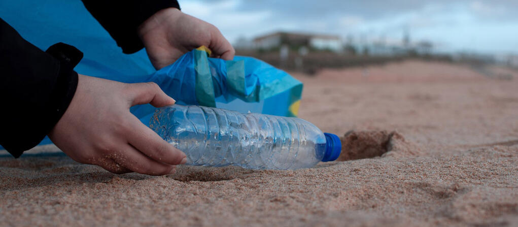 bottle picked up on shore