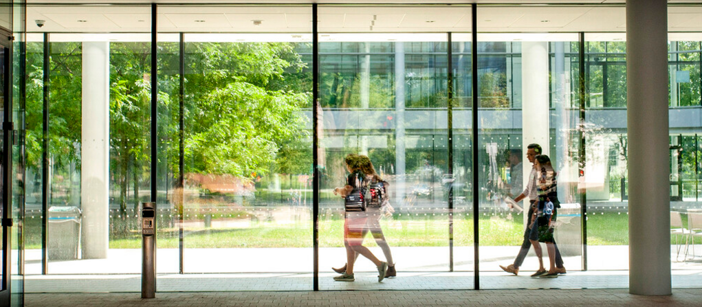 A photo of Yale University students on campus